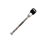 Гнучка підводка для підключення води Kroner KRP-80ВВ ½х½ ВВ 80 см нержавіюча сталь CV023709