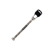 Гнучка підводка для підключення води Kroner KRP-120ВВ ½х½ ВВ 120 см нержавіюча сталь CV023711