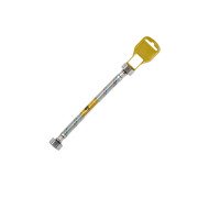 Гнучка підводка для підключення води Kroner KRM-150ВВ ½х½ ВВ 150 см нейлонова оплетка CV023662