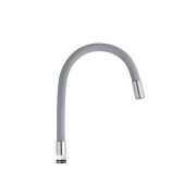 Излив для смесителя Kroner KRP ESG802RGE гибкий нержавеющая сталь/серый CV029541