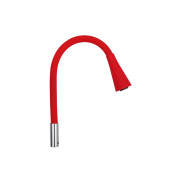 Излив для смесителя Kroner KRP-C803RED гибкий хром/красный CV031901