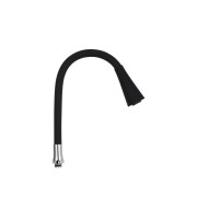 Вилив для змішувача Kroner KRM-C8031BLK гнучкий хром/чорний CV031903