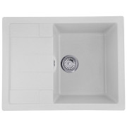 Мойка для кухни Kroner KompositGRA-6550 65х49,5 см искусственный камень серый CV027411
