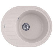 Мийка для кухні Kroner KompositCOL-6250 61х49,5 см штучний камінь пісочний CV027414