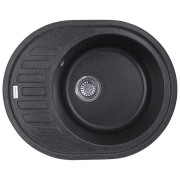 Мийка для кухні Kroner KompositGRB-6250 61х49,5 см штучний камінь графітовий CV027416