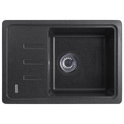 Мийка для кухні Kroner KompositGRB-6243 62х43 см штучний камінь графітовий CV031063