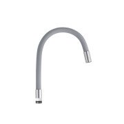 Вилив для змішувача Kroner KRP ESG802RGE гнучкий нержавіюча сталь/сірий CV029541