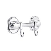 Гачок для ванної Kroner Elbe-ACC2914-2 подвійний метал хром CV022874