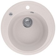 Мийка для кухні Kroner KompositCOL-510 ⌀51 см штучний камінь пісочний CV027406