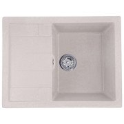 Мойка для кухни Kroner KompositCOL-6550 65х49,5 см искусственный камень песочный CV027410