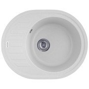 Мойка для кухни Kroner KompositGRA-6250 61х49,5 см искусственный камень серый CV027415