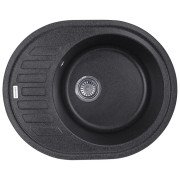 Мийка для кухні Kroner KompositGRB-6250 61х49,5 см штучний камінь графітовий CV027416