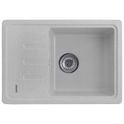 Мойка для кухни Kroner KompositGRA-6243 62х43 см искусственный камень серый CV031061