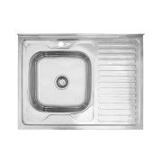 Мойка для кухни Kroner KRP Polierte-6080L06160 80х60 см нержавеющая сталь CV022817