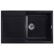 Мийка для кухні Kroner KompositSCH-7850 78х50 см штучний камінь чорний CV031067