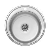 Мийка для кухні Kroner KRP Satin-51008180 ⌀51 см нержавіюча сталь CV022770