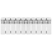 Радиатор отопления Kroner Alma 200М  200х80х96 мм 10 секций биметалл белый CV034116