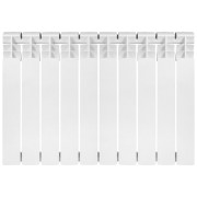 Радіатор опалення Kroner Alma 500М 500/80/80 10 секцій біметал білий CV034118