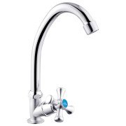 Кран для кухни на одну воду Kroner KRM Rhein-C090 одновентильный хром CV012068