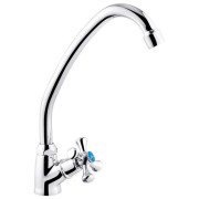 Кран для кухни на одну воду Kroner KRM Rhein-C091 одновентильный хром CV014917