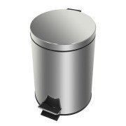Відро для сміття Kroner KRM Rizze-ACE413 8 л метал/пластик хром CV022923