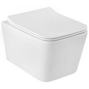 Унитаз подвесной Kroner Eifel KE523629WHIR 36х52 см с крышкой Soft-Close фаянс белый CV032968