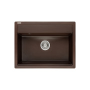 Мийка для кухні Granado Artes 65х49,7 см нанограніт marron gr3606