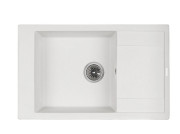 Мийка для кухні Granado Almeria 77,5х49 см нанограніт white 3105