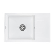 Мийка для кухні Granado Navia 77,5х49,5 см нанограніт white gr3805