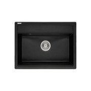 Мийка для кухні Granado Artes 65х49,7 см нанограніт black shine gr3601