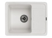 Мойка для кухни Granado Alanis 57,4х46 см наногранит white 2705