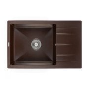 Мойка для кухни Granado Navia 77,5х49,5 см наногранит marron gr3806