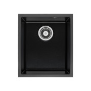 Мийка для кухні Granado Under top Mini під стільницю 38х44 см нанограніт black shine gr3901