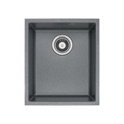 Мийка для кухні Granado Under top Mini під стільницю 38х44 см нанограніт графіт gr3909