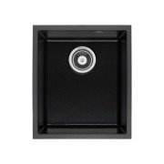 Мийка для кухні Granado Under top Mini під стільницю 38х44 см нанограніт black shine gr3901