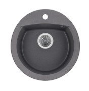 Мийка для кухні Granado Ronda 47х49 см нанограніт графіт 2209