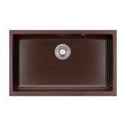Мойка для кухни Granado Under top XL под столешницу 75,2х46 см наногранит marron gr3706