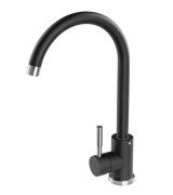 Смеситель для кухни Granado Elche Lux однорычажный black shine gz0101L