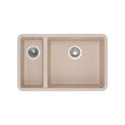 Мийка для кухні Granado Under top double під стільницю 70,5 х44, 5 см нанограніт avena gr3402