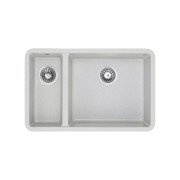 Мойка для кухни Granado Under top double под столешницу 70,5х44,5 см наногранит gris gr3408