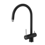 Смеситель для кухни Granado Caspe однорычажный black shine gz0801