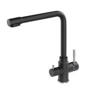 Смеситель для кухни Granado Badalona Lux под фильтр black shine gz0401L