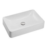 Раковина для ванной Granado Fredes 58х38 см мраморная крошка Gelcoat ISO white gbs0305g