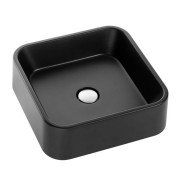 Раковина для ванной Granado Lalin 42х42 см кварцит black gbs1301