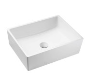 Раковина для ванной Granado Tolosa 48,5х37,5 см мраморная крошка Gelcoat ISO white gbs1205g