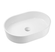 Раковина для ванної Granado Potes 56х40 см мармурова крихта Gelcoat ISO white gbs0905g