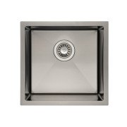 Мийка для кухні Granado Under top Mini під стільницю 45х43 см нержавіюча сталь S201 black GS08201B