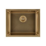 Мойка для кухни Granado Under top Max под столешницу 53х43 см нержавеющая сталь S201 gold honeycomb GS07201GoldH