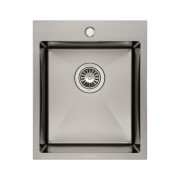 Мийка для кухні Granado Pravia 40,8х49,8 см нержавіюча сталь S201 black GS01201B