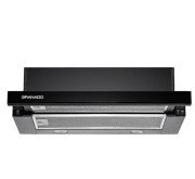 Витяжка для кухні Granado Telde 603-700 телескопічна black glass GCH116311